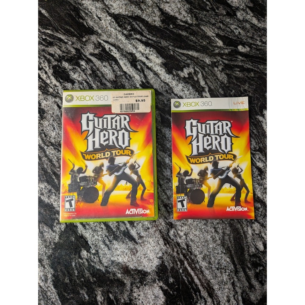 Guitar Hero‎ World Tour CIB (Microsoft Xbox 360, 2008) Complete Tested Works